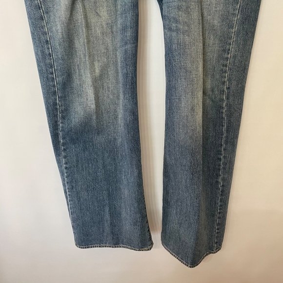Ralph Lauren Polo Jeans Company Mens 42 Straight Leg Jeans Distressed Cotton - Picture 6 of 14